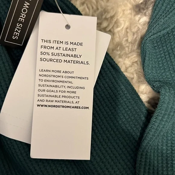 NWT: Crop Knit Henley - Picture 4 of 5